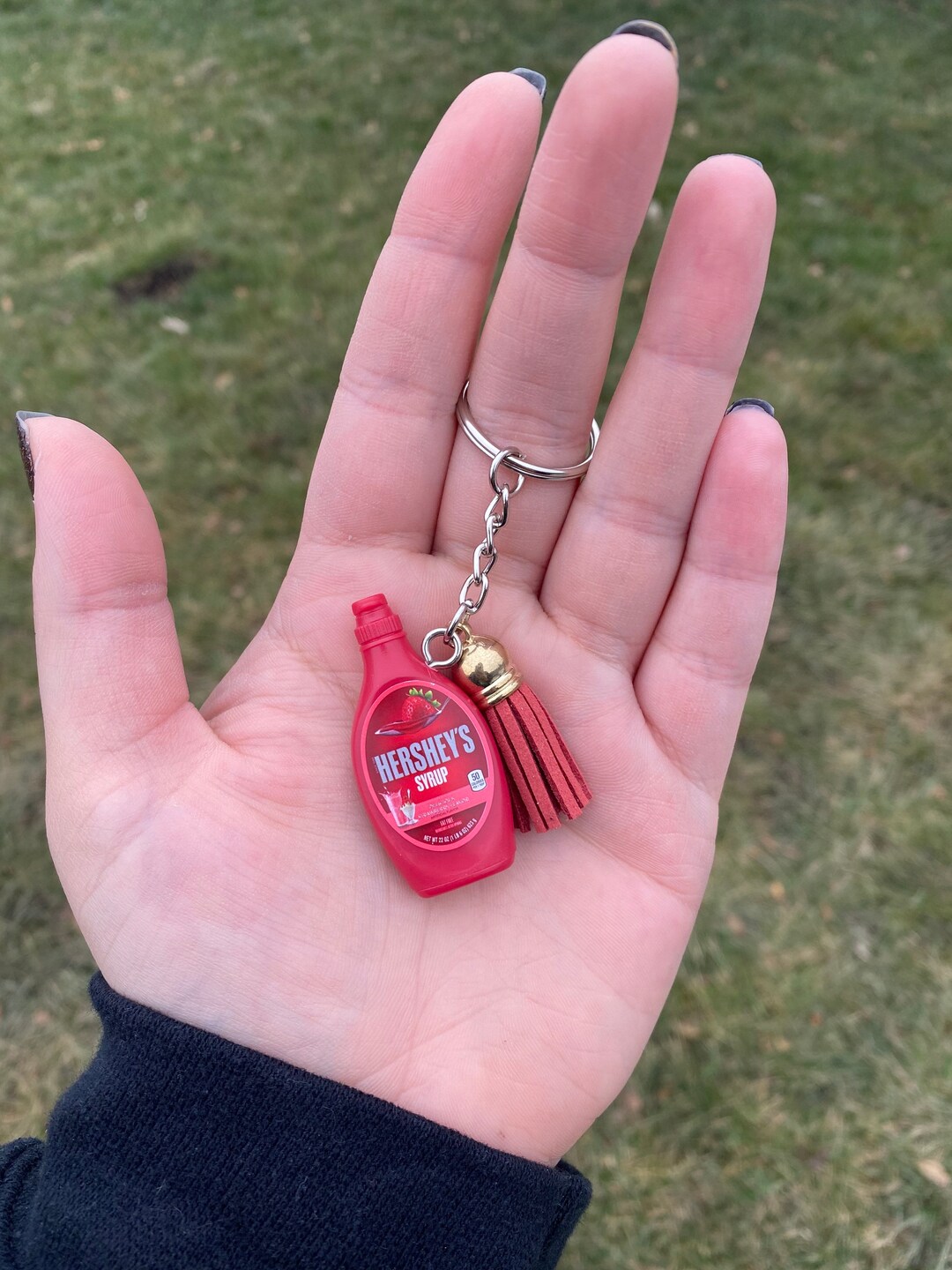 Mini Hershey Syrup Keychain Etsy