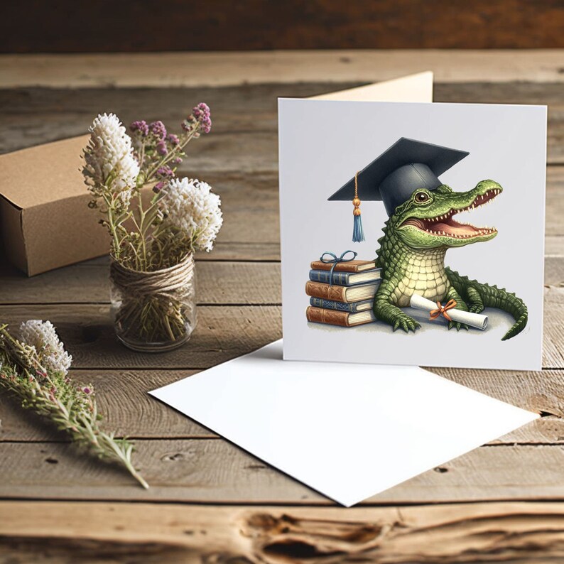 Graduation Gator Clipart / PNG Image - Etsy