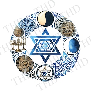 Simboli ebraici, PNG, Clipart per sublimazione/pressa a caldo