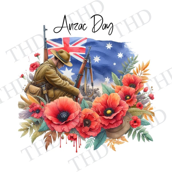 Australian Anzac Day/clipart / PNG/JPG File Image/Graphic/Design