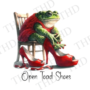 Chaussures grenouille drôle Clipart JPG/PNG Image