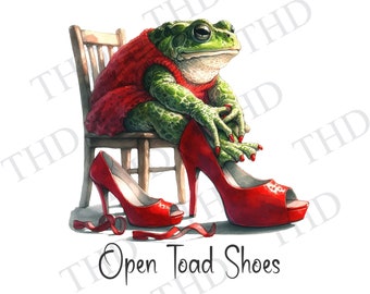 靴 Fax Copy Express Shell Frog Funny Frog Shoes Clipart JPG / PNG Image - Etsy