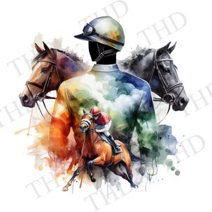 Abstrakter Derby Jockey png /clipart