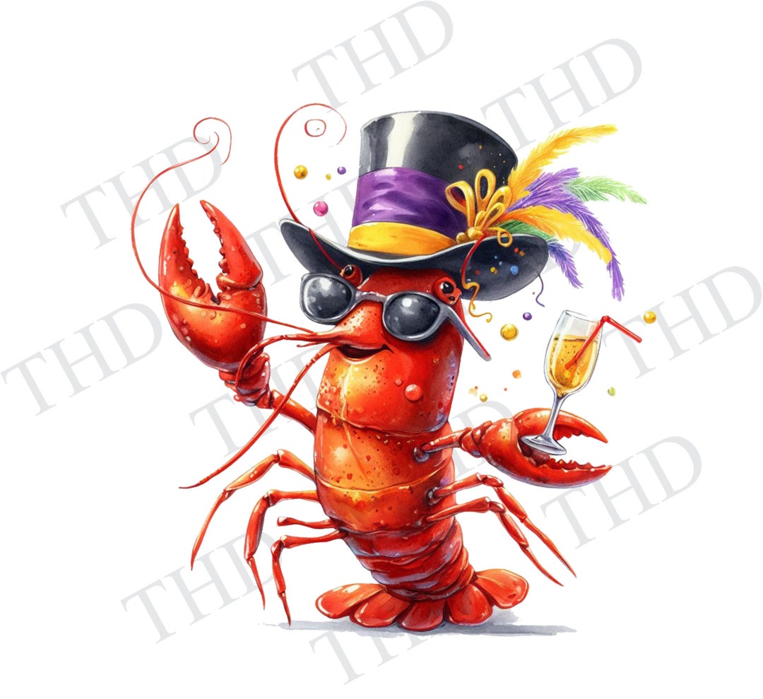 mardi gras crawfish jacket