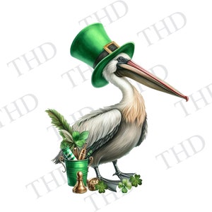 Immagine scaricabile di San Patrizio Pellicano per magliette, creazione di biglietti, immagine PNG/Clipart