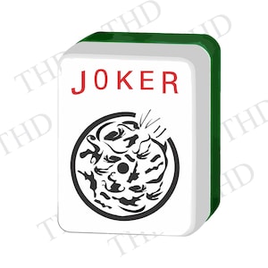 Mah Jongg Joker PNG, Mah Jongg Clipart for Sublimation/Heat Press