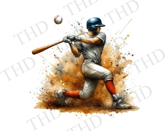 Baseball PlayerClipart/  JPG/PNG Image