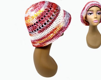 Crochet Bucket Hat Summer Hat