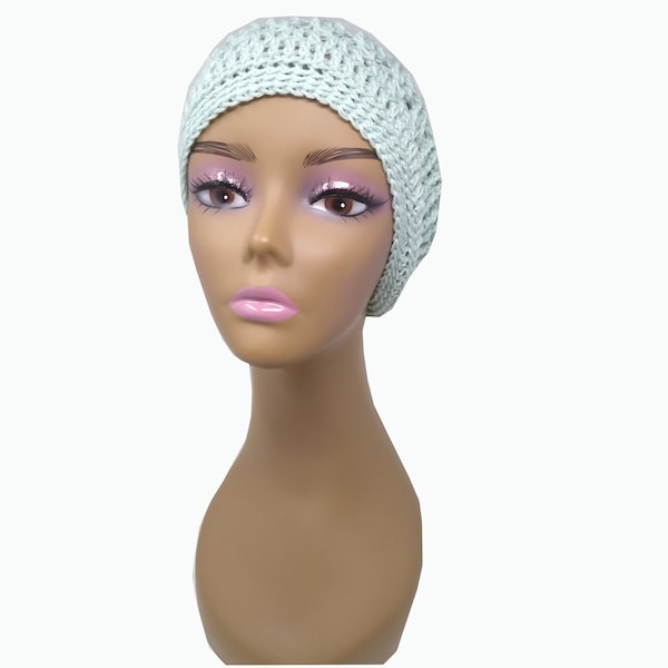 Lightweight Beanie, Crochet Chemo Headwear