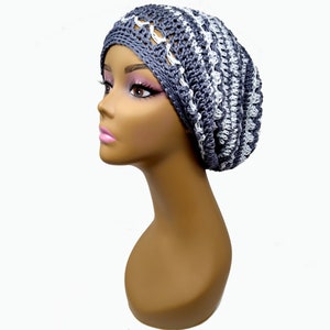 Light Weight Chemo Hat, Crochet Chemo headwear