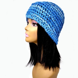 Ribbed Beanie, Crochet Hat, Light Beanie