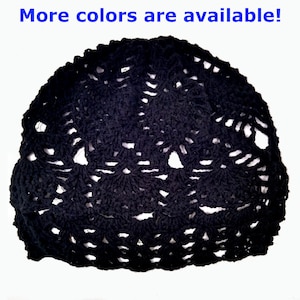 Pineapple Lace Hat, Summer Crochet Hat