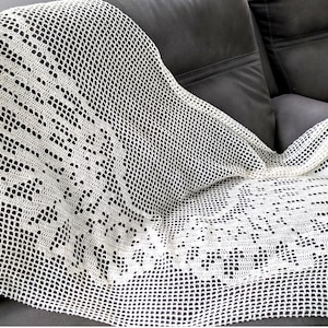 Angel Wings Crochet Shawl Pattern: Silky Cotton Wrap (PDF Download