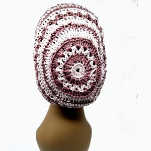 Light Weight Chemo Hat, Crochet Chemo headwear