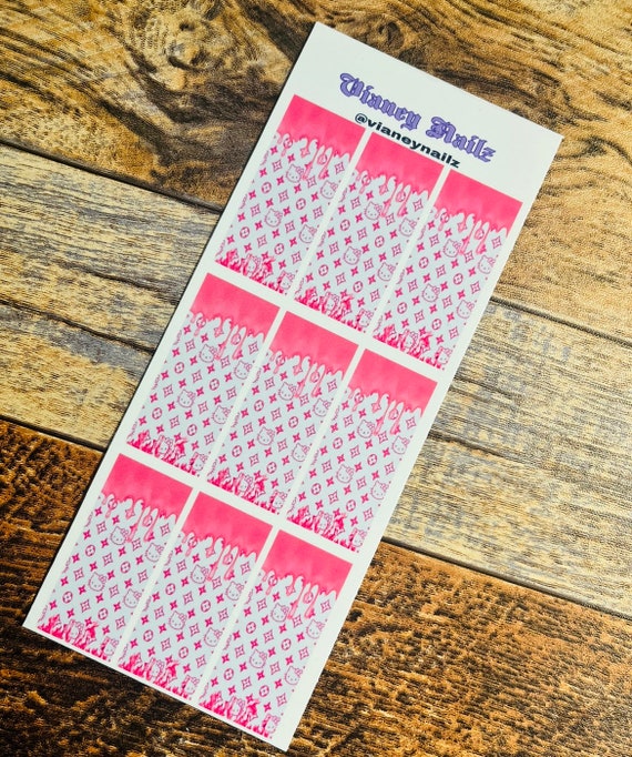 Hello Kitty Waterslide Nail Decals Etsy