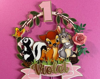 Bambi Cake Topper, Bambi Party Supplies, Bambi Birthday, Bambi Party Favors, Bambi Decoration, Bambi Party, Bambi Centerpieces