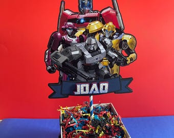 Transformers Centerpiece, Transformers One Center Piece, Transformer Party, Transformers Party Decor, Transformers Birthday Party, Autobots