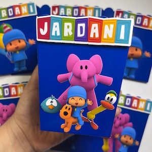 Pocoyo Mini Popcorn Boxes, Pocoyo Party Supplies, Pocoyo Birthday, Pocoyo Party Favors, Pocoyo Decoration, Pocoyo Party, Pocoyo Centerpieces