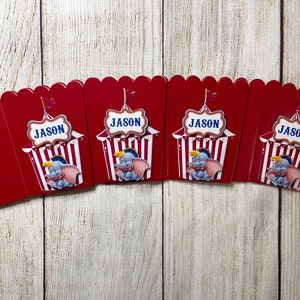 Dumbo Mini Popcorn Boxes, Dumbo Party Supplies, Dumbo Birthday, Dumbo Party Favors, Dumbo Decorations, Dumbo Party, Dumbo Centerpieces