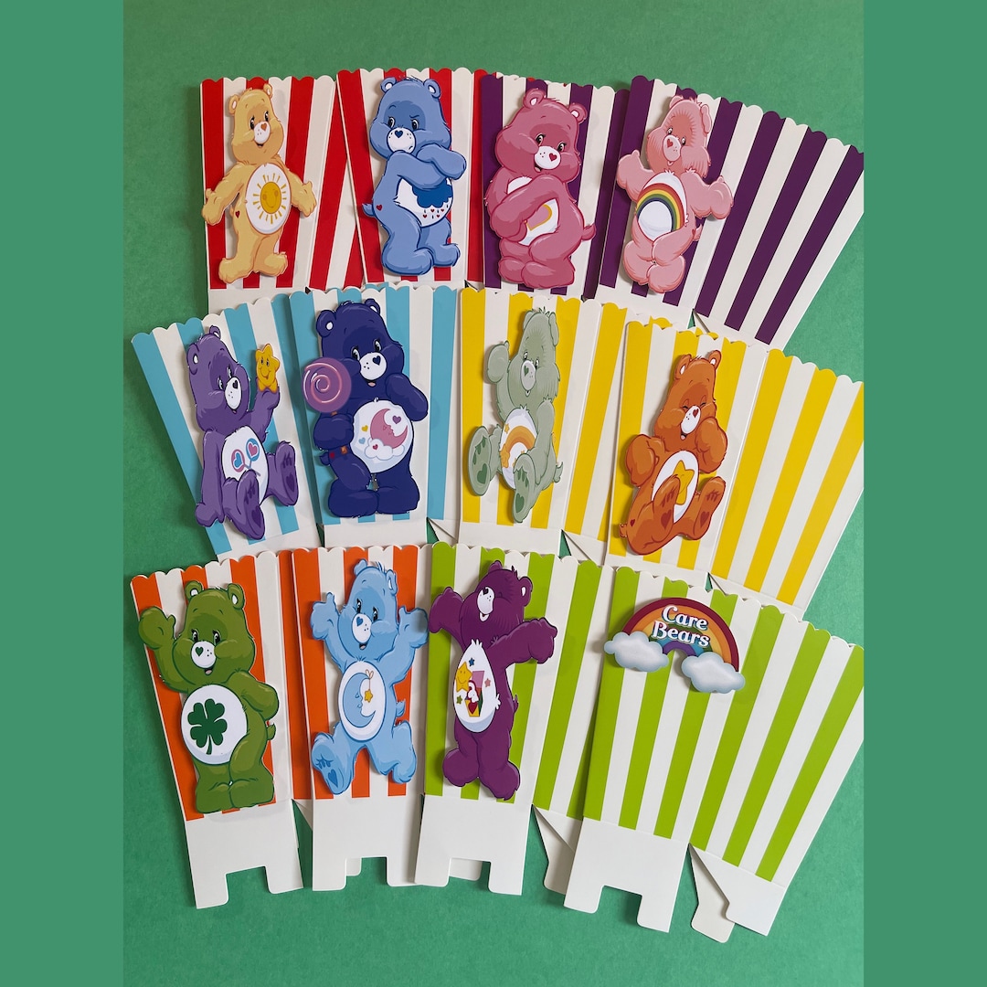 Bear Popcorn Boxes 12ct Etsy