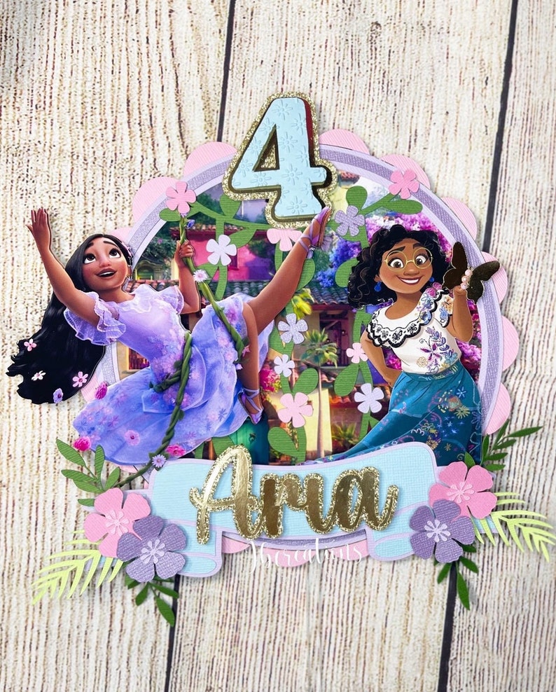 Encanto Cake Topper Encanto Party Decorations Encanto Etsy Canada