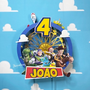 Toy Story Cake Topper, Toy Story Topper, Toy Story Birthday, Toy Story Party, Toy Story  Party Supplies, Toy Story Party Decorations