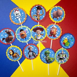 Toy Story Cupcake Topper, Toy Story Topper, Toy Story Birthday, Toy Story Party, Toy Story Party Supplies, Toy Story Party Decorations