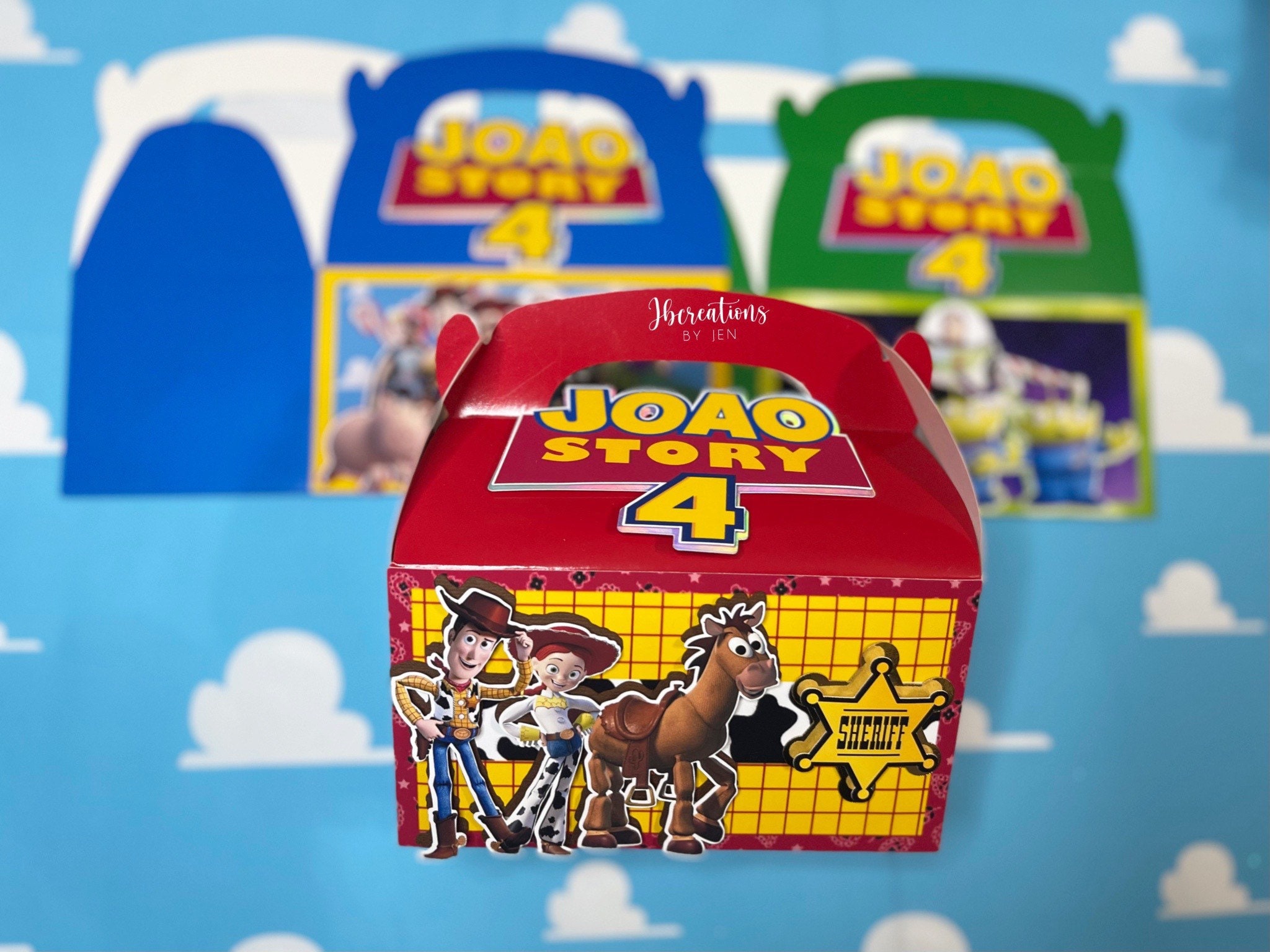 Toy Story Favor Box Toy Story Gable Box Toy Story Candy Box Etsy