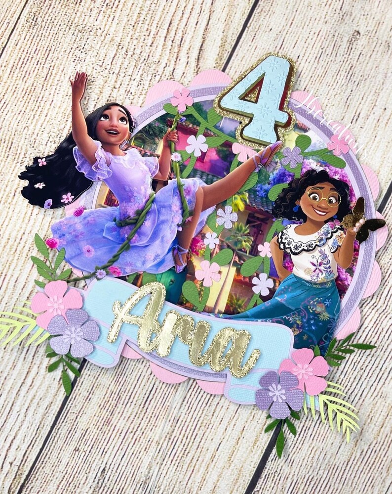 Encanto Cake Topper Encanto Party Decorations Encanto Etsy UK