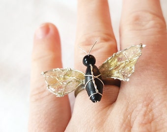 Filigraner Schmetterling Ring