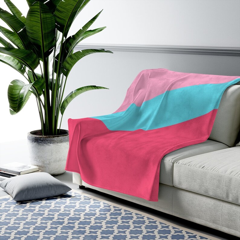 Bubble Gum Wall Disney Secret Walls Velveteen Plush Blanket Etsy