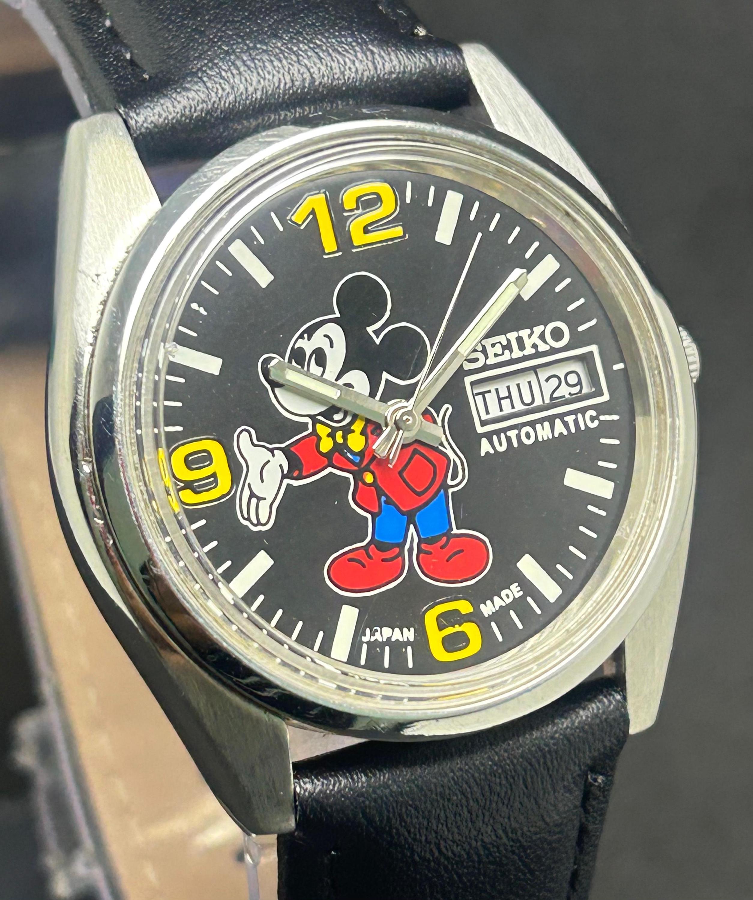 Vintage Seiko Mickey Mouse Turtle Diver's Automatic Movement