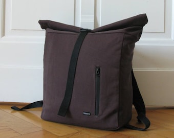 Rolltop, Rucksack, Messenger Bag, Backpack aus robuster Baumwolle.