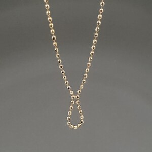 Collier facetteTropfen breit, gelbgoldplattiert Bild 1