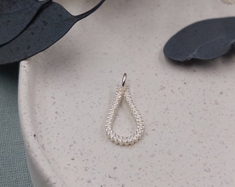 Pendant "dots / drop small" Silver