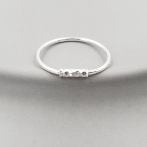 Ring geometric, Silber Bild 1