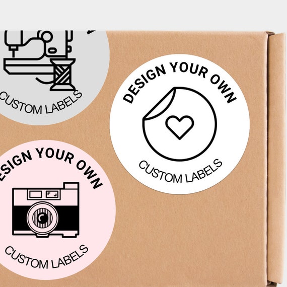 24 custom stickers glossy stickers design your own etsy