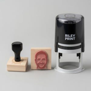 Face Stamp / Make The Stamp In Your Likeness / Custom Portrait Stamps / Best Personalized & Hilarious Gifts For Him and Her / Teacher Gifts image 2