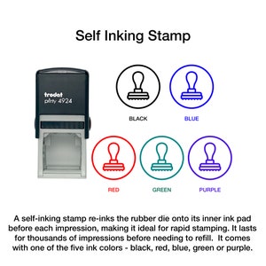 Return Address Stamp // Rubber stamp design with hand drawn divider, Custom Wood or Self Inking Address Stamp, Wedding Address Stamp Bild 6