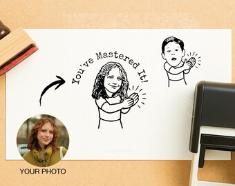 Custom Photo Teacher Stamp: Personalized Classroom Gift // Encouragement Stamp, Funny Teaching Must-haves, Teacher Appreciation Gifts XO