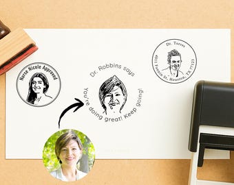 Custom Doctor Stamp // Personalized Physician Stamp, Medical Stamp, Dentist Gift, Clinic Address Stamp, Doctoral Graduation, Vet Tech Gift