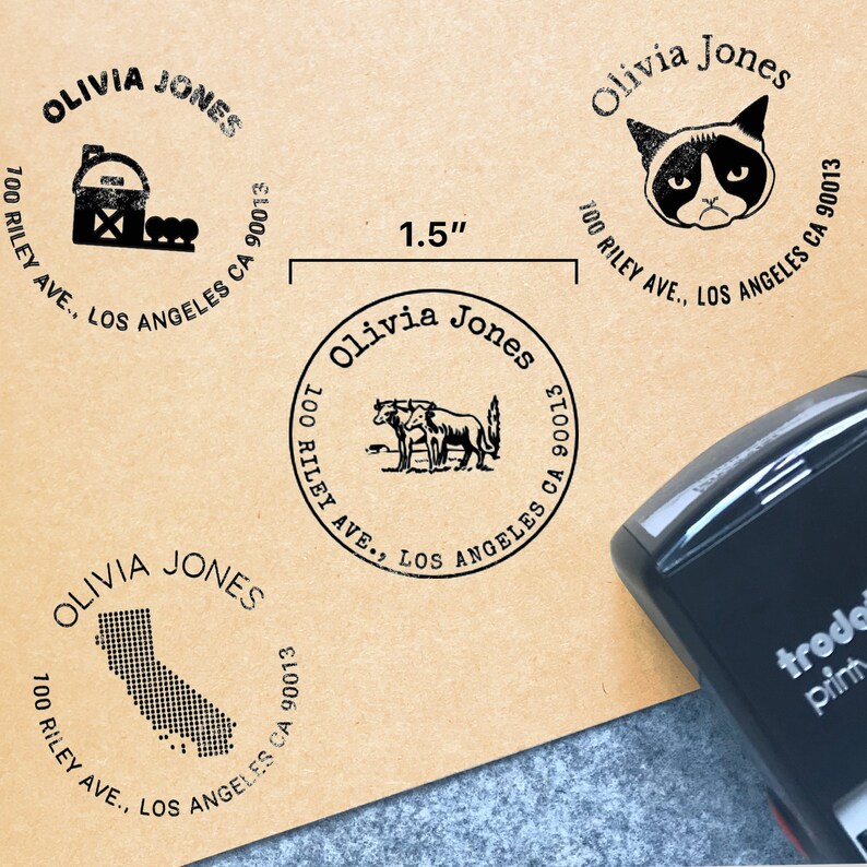 Personalized Self-inking Wedding Stamp Handwriting last name Family Gift AS134