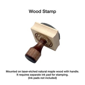 Return Address Stamp // Rubber stamp design with hand drawn divider, Custom Wood or Self Inking Address Stamp, Wedding Address Stamp Bild 7