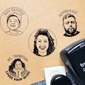 Face Stamp / Make The Stamp In Your Likeness / Custom Portrait Stamps / Best Personalized & Hilarious Gifts For Him and Her / Teacher Gifts