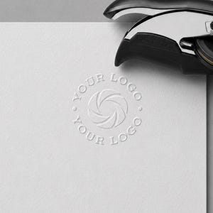 Custom Logo Embosser – Personalized Branding Seal for Small Business Packaging, Cards, Envelopes & Paper Goods XO