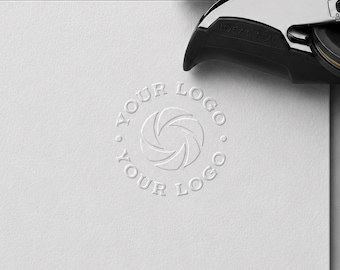 Custom Logo Embosser – Personalized Branding Seal for Small Business Packaging, Cards, Envelopes & Paper Goods XO