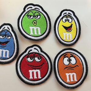 MMMM Candy  collection embroidered patches iron on sew on