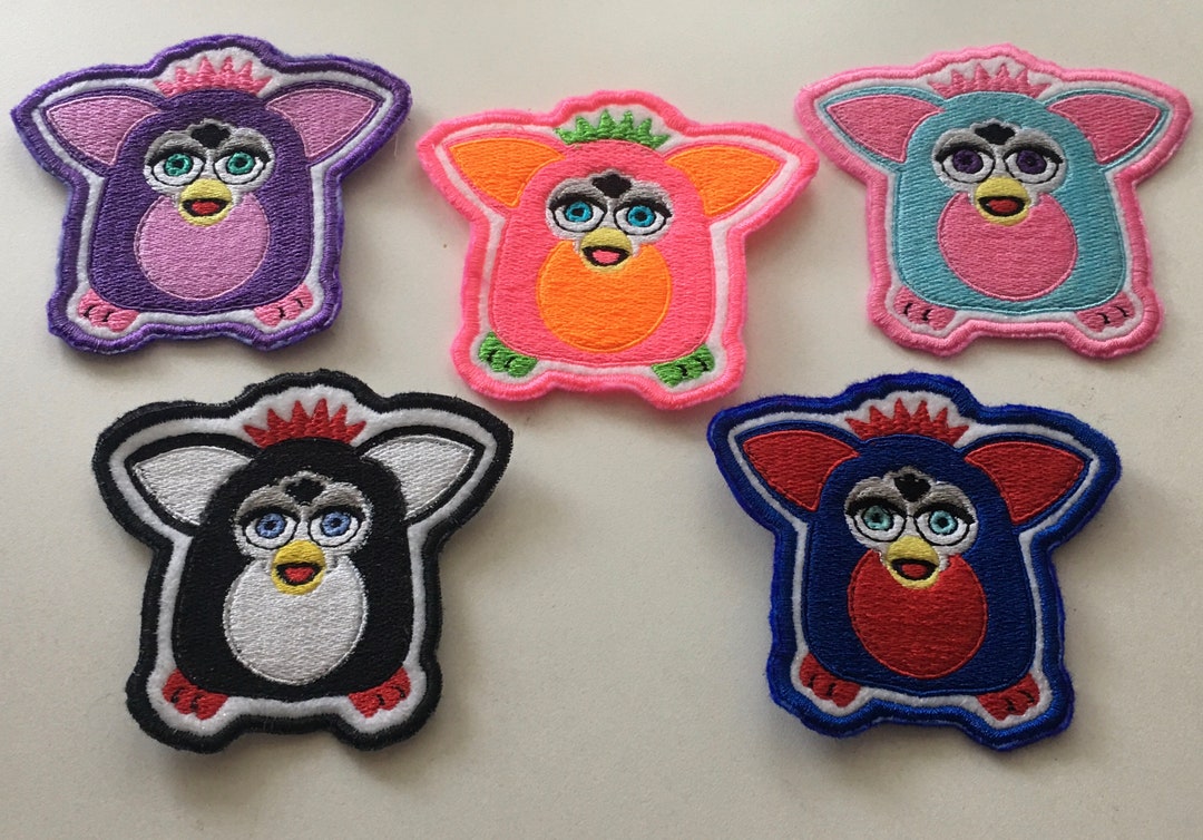 Singing Goldfish In A Bowl Machine Embroidered Patch, Iron On, Sew Embroidered Accessory For - Foto 7