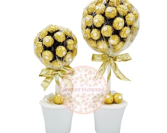 Rocher Pralinen Baum in 2 Größen wählbar Geschenk Geschenkidee Schokolade Geburtstag Weihnachtsgeschenk