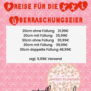 Personalisiertes XXL Überraschungsei Minnie oder Mickey Mouse Üei Geschenk Bild 9